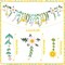 Flower Leaves Paper Garland Banner with Daisy & Wildflower Design – Floral Party Decorations for Wall Décor, Spring Garden Backdrop, and Wedding Celebrations